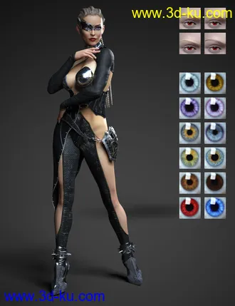 3D打印模型Sylvian HD for Genesis 8 Female的图片