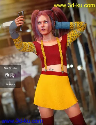 3D打印模型Teen Jane 8的图片