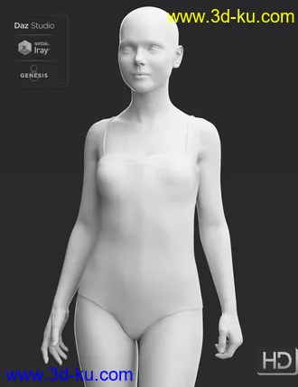 3D打印模型Teen Jane 8 HD Add-On的图片