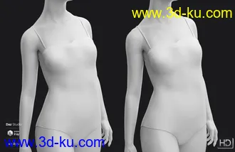 3D打印模型Teen Jane 8 HD Add-On的图片