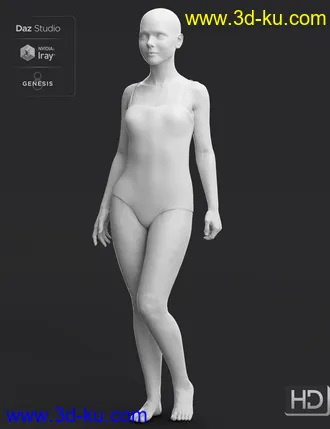 3D打印模型Teen Jane 8 HD Add-On的图片