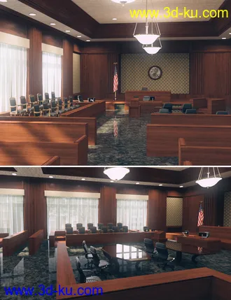 3D打印模型The Courthouse的图片