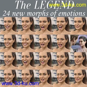 3D打印模型The LEGEND Expressions for G8F的图片