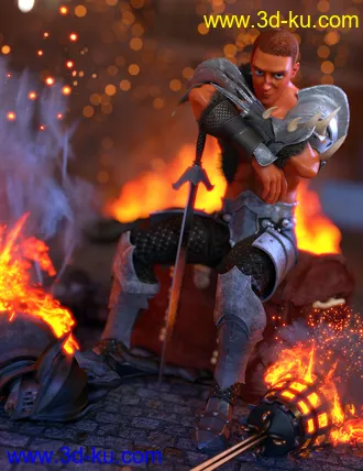 3D打印模型Toon Hero for Genesis 8 Male的图片