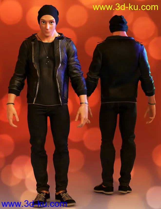 Toon Hero for Genesis 8 Male模型的图片10