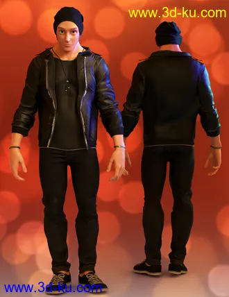 3D打印模型Toon Hero for Genesis 8 Male的图片