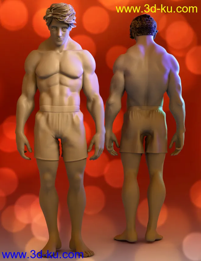 Toon Hero for Genesis 8 Male模型的图片11