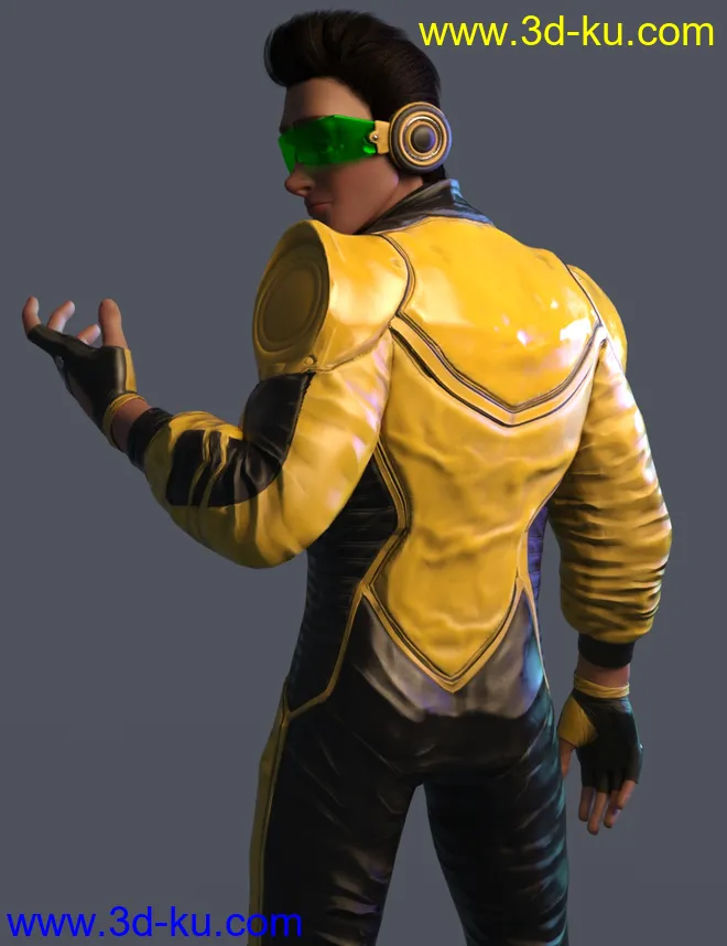 Toon Hero for Genesis 8 Male模型的图片12