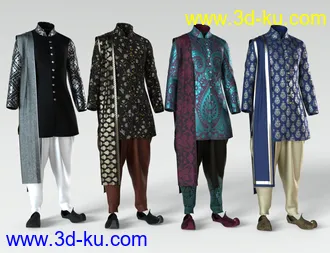 3D打印模型Traditional Eastern Outfit Textures的图片