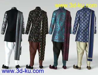 3D打印模型Traditional Eastern Outfit Textures的图片