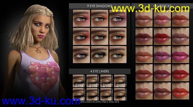 Tuesday HD for Genesis 3 and 8 Female模型的图片4