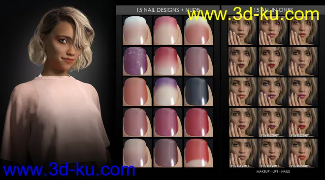 Tuesday HD for Genesis 3 and 8 Female模型的图片5