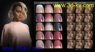 3D打印模型Tuesday HD for Genesis 3 and 8 Female的图片