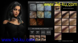 3D打印模型Tuesday HD for Genesis 3 and 8 Female的图片