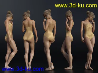 3D打印模型Tuesday HD for Genesis 3 and 8 Female的图片