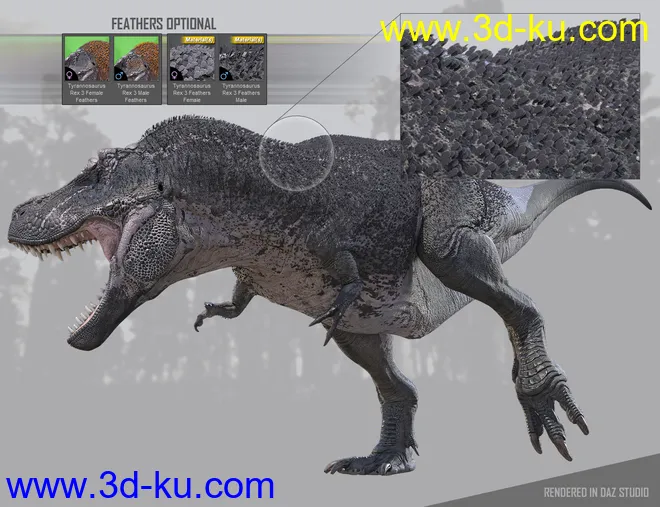 Tyrannosaurus Rex 3模型的图片7