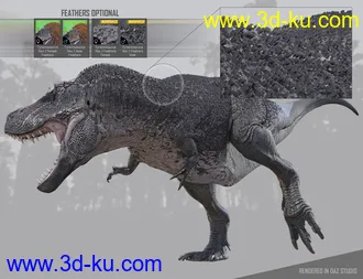 3D打印模型Tyrannosaurus Rex 3的图片