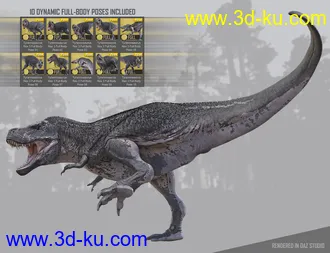 3D打印模型Tyrannosaurus Rex 3的图片