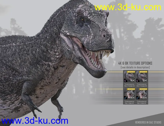 Tyrannosaurus Rex 3模型的图片10