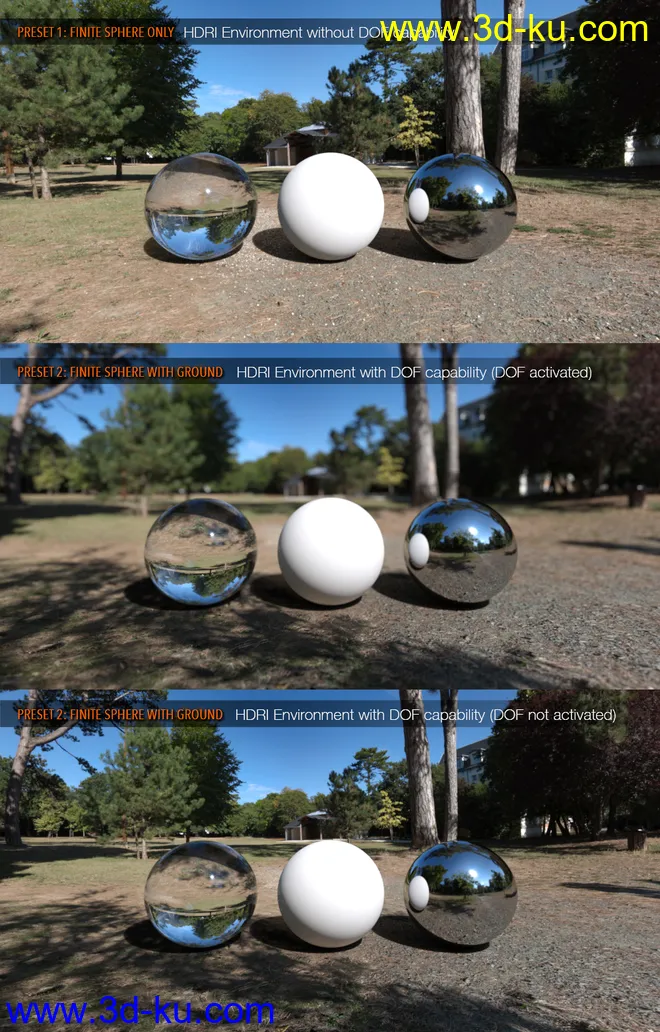 Ultra IRAY HDRI With DOF - Mansion Garden模型的图片3