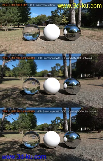 3D打印模型Ultra IRAY HDRI With DOF - Mansion Garden的图片