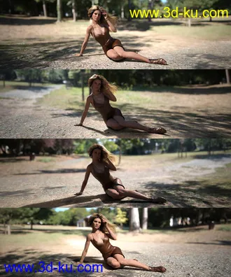 3D打印模型Ultra IRAY HDRI With DOF - Mansion Garden的图片