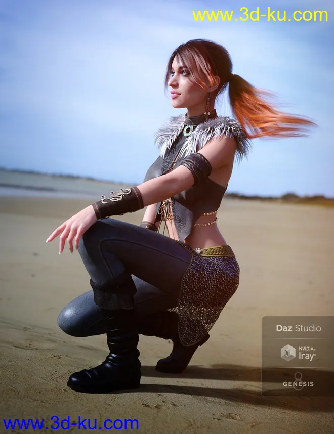 UltraHD IRAY HDRI With DOF - Winter Beaches 1模型的图片1