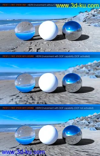 3D打印模型UltraHD IRAY HDRI With DOF - Winter Beaches 2的图片