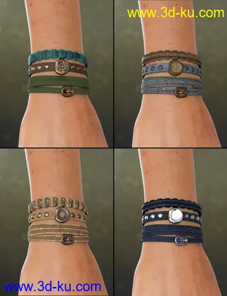 3D打印模型Unisex Jewelry for Genesis 8 Male(s) & Female(s)的图片