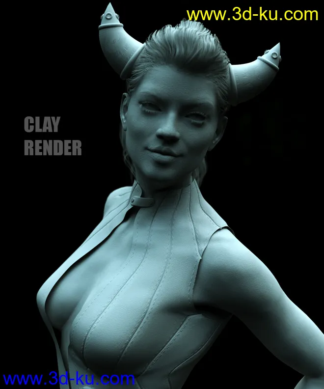 Universal Horns for Genesis 8 Female(s)模型的图片10