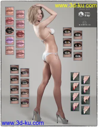 3D打印模型Valentina for Genesis 3 Female(s)的图片