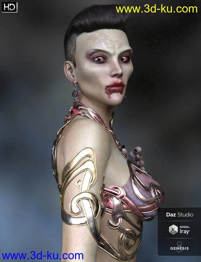 Valeria for Genesis 8 Female模型的图片3