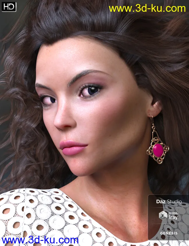 Valeria for Genesis 8 Female模型的图片4