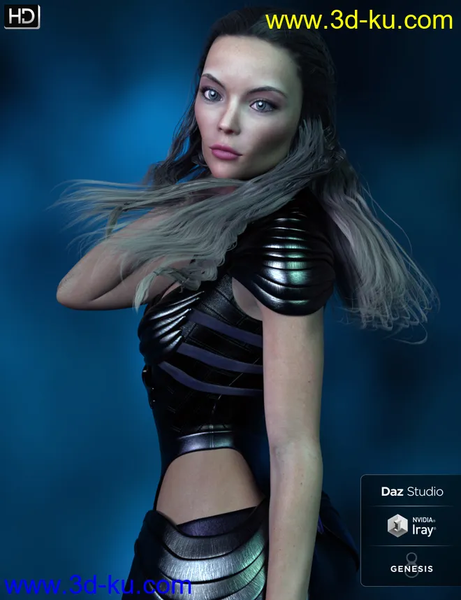 Valeria for Genesis 8 Female模型的图片6