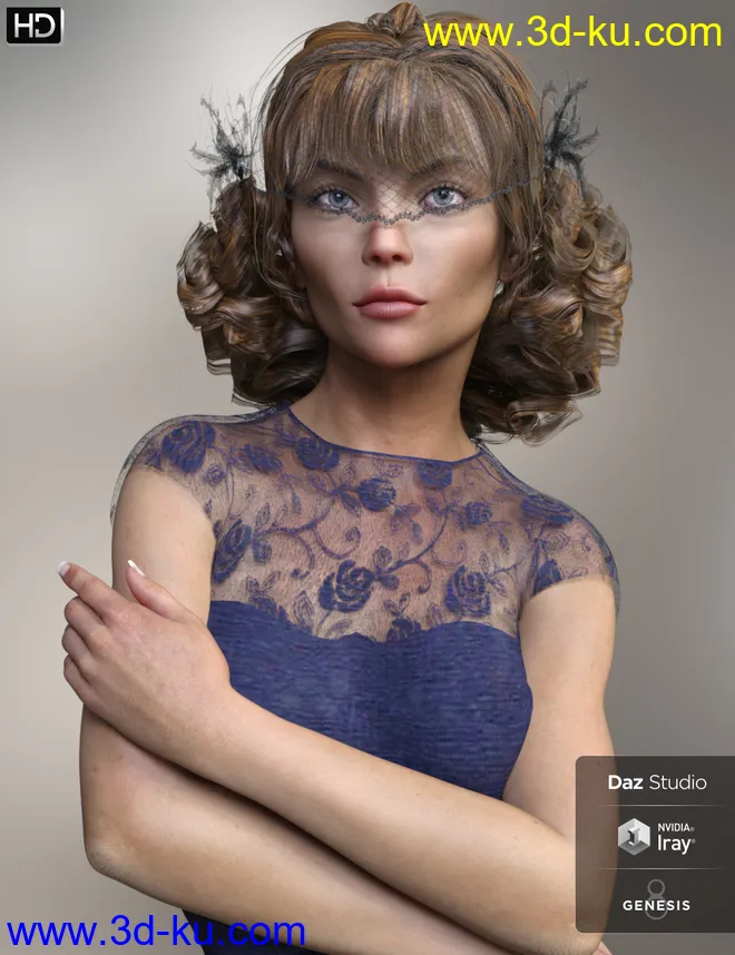 Valeria for Genesis 8 Female模型的图片8