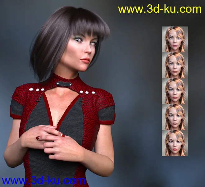 Valeria for Genesis 8 Female模型的图片9