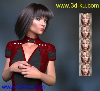 3D打印模型Valeria for Genesis 8 Female的图片