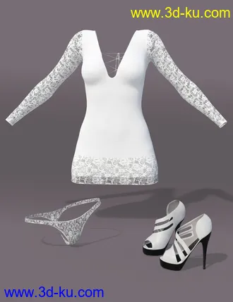 3D打印模型Vegas Nights Outfit for Genesis 8 Female(s)的图片