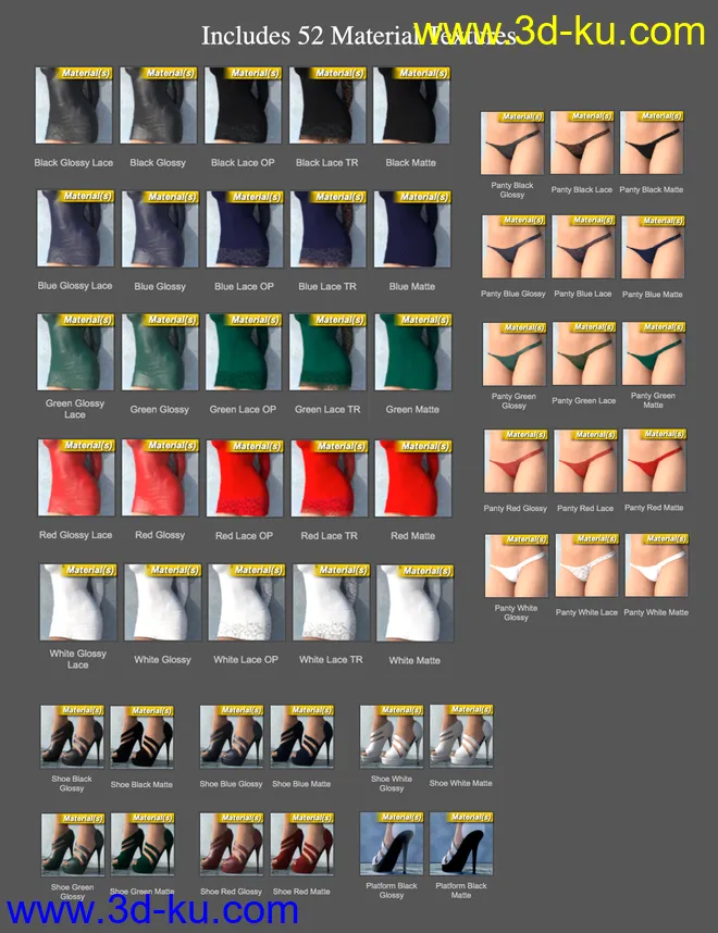 Vegas Nights Outfit for Genesis 8 Female(s)模型的图片7