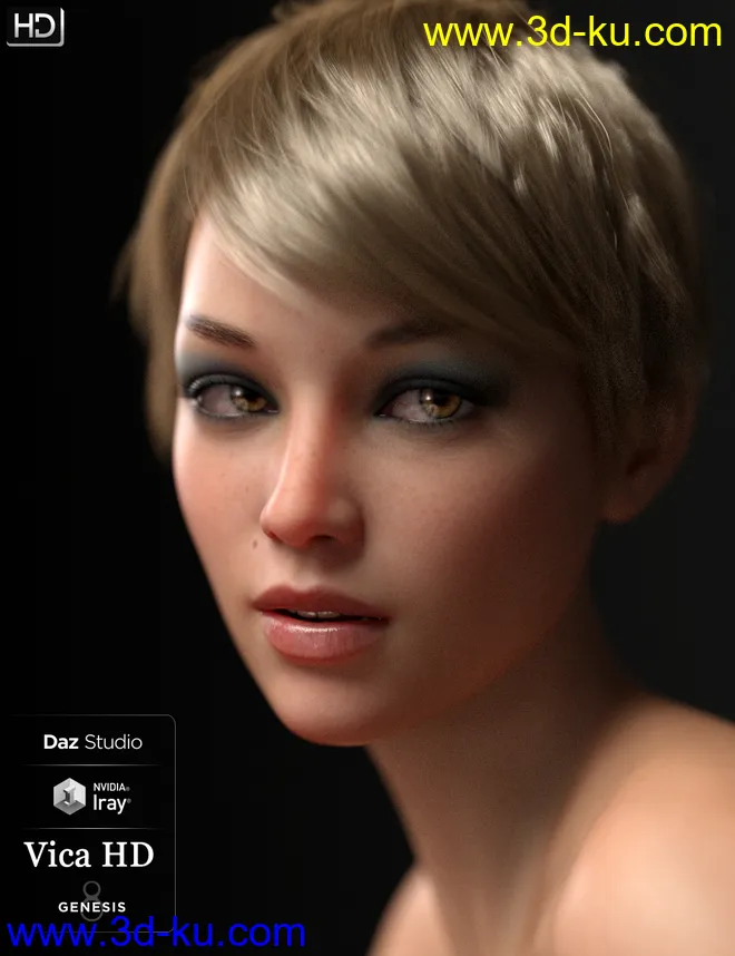 Vica HD For Genesis 8 Female模型的图片1