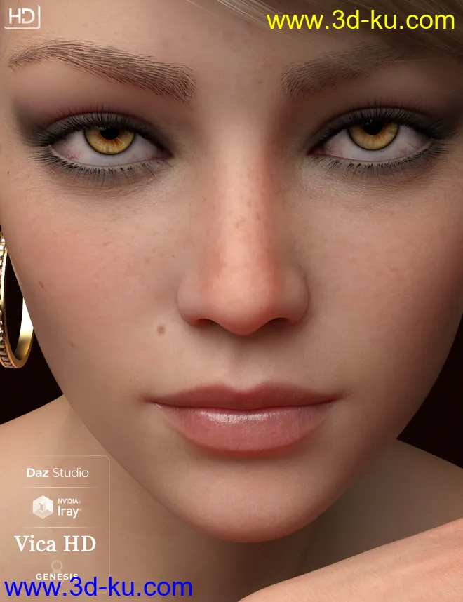 Vica HD For Genesis 8 Female模型的图片6
