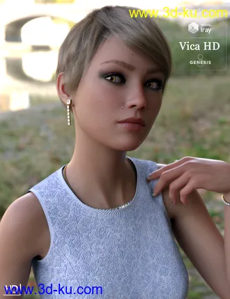 3D打印模型Vica HD For Genesis 8 Female的图片