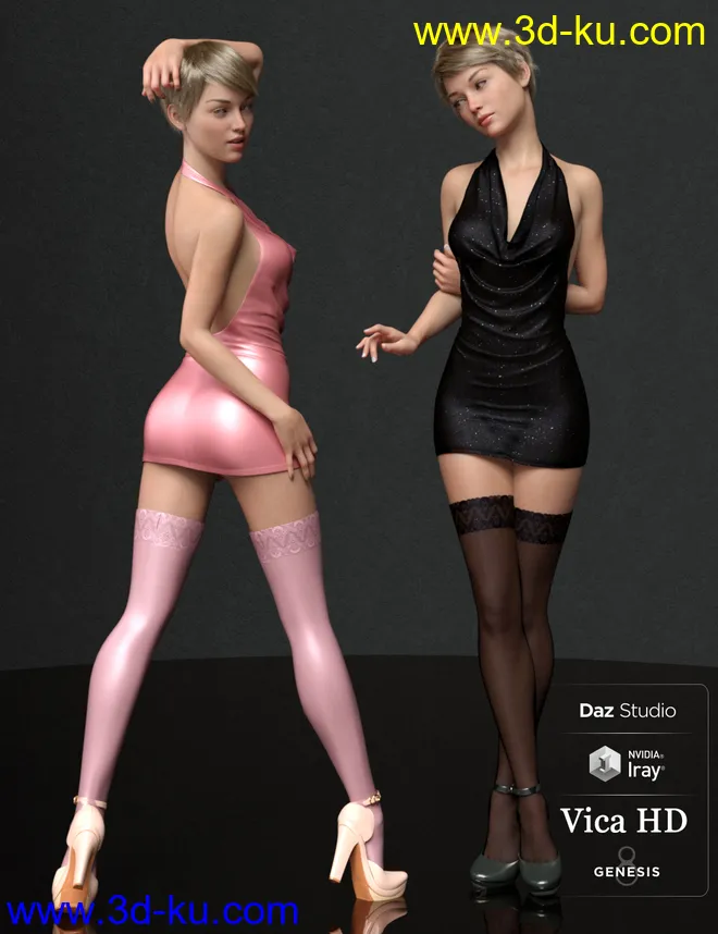 Vica HD For Genesis 8 Female模型的图片11