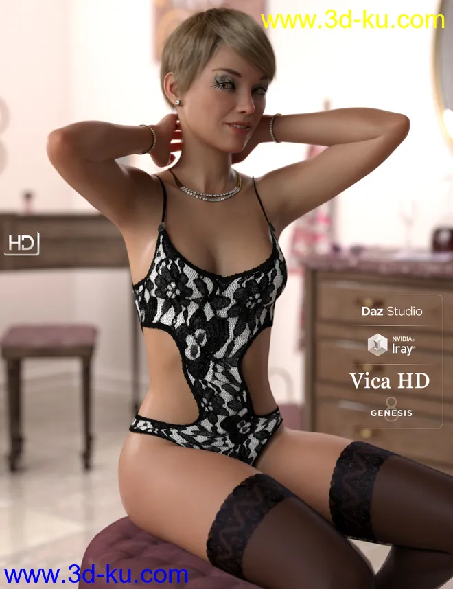 Vica HD For Genesis 8 Female模型的图片14