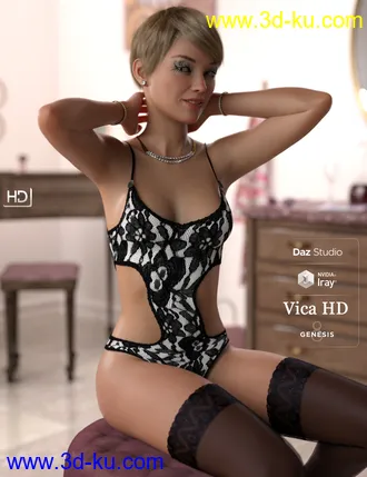 3D打印模型Vica HD For Genesis 8 Female的图片