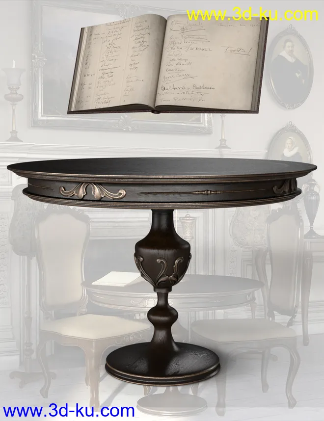 Victorian Decor 2 Iray模型的图片4