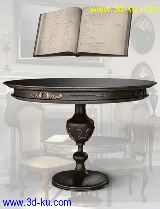 3D打印模型Victorian Decor 2 Iray的图片