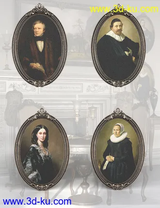 3D打印模型Victorian Decor 2 Iray的图片