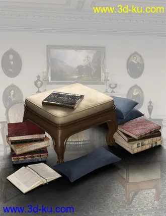 3D打印模型Victorian Decor 3 Iray的图片