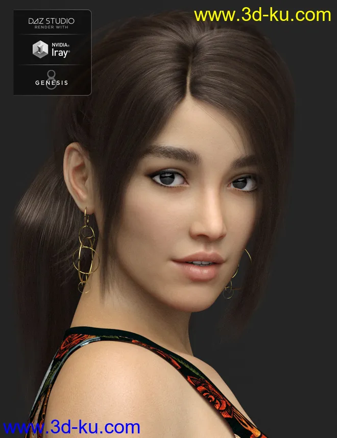 Virginia HD for Genesis 8 Female模型的图片1